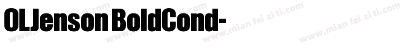 OLJenson BoldCond字体转换